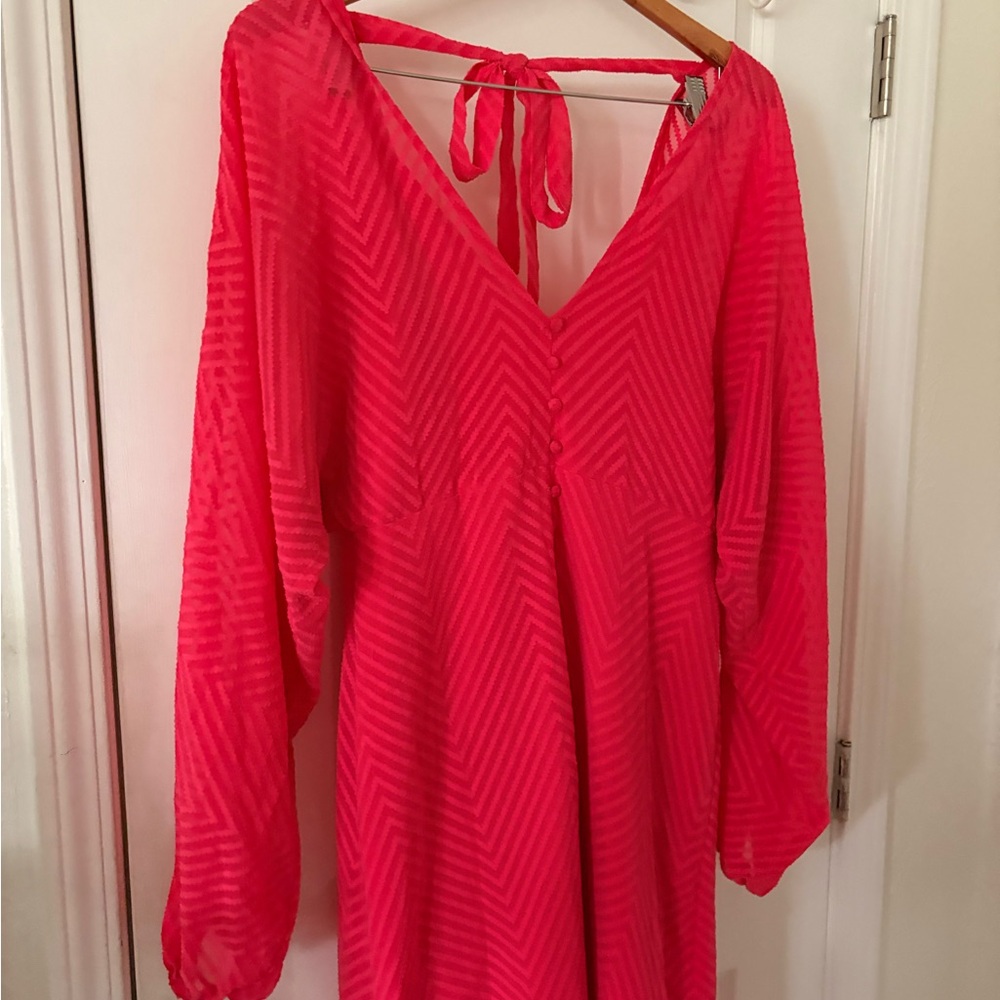 ASOS Pink Midi Dress